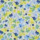 VISCOSE STRETCH DIGITAL FLOWERS - OFF-WHITE
