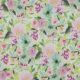 COTTON VOILE DIGITAL FLOWERS - WHITE
