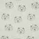 SWEAT MELANGE BEARS - ECRU MELANGE