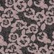 JERSEY MELANGE FLOWERS - ANTHRACITE MELANGE