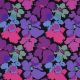 RADIANCE DIGITAL ABSTRACT FLOWERS - BLACK