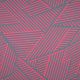 MAGNOLIA STRETCH GEOMETRIC - PETROL/FUCHSIA