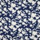 MAGNOLIA STRETCH FLOWERS - NAVY