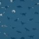 RAINCOAT DINOSAURS - BLUE