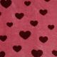 FLEECE HEARTS - MAUVE