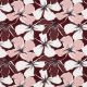 SOFT SWEAT FLOWERS - WINE RED
