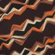 COTTON SATIN ABSTRACT - DARK BROWN