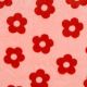 FLEECE FLOWERS - LIGHT PINK
