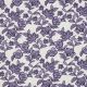 SWEAT MELANGE FLOWERS - ECRU MELANGE-PURPLE