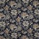 CANVAS DIGITAL FLOWERS - NAVY