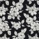 CANVAS DIGITAL FLOWERS - BLACK