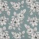CANVAS DIGITAL FLOWERS - DARK MINT