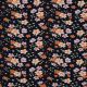 JERSEY GOTS FLOWERS - NAVY