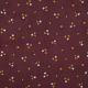 BABYCORD GLITTER FLOWERS - MULBERRY