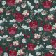JERSEY BIG FLOWERS - EMERALD