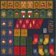 POPLIN DIGITAL ADVENT CALENDAR PANEL - NAVY