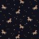 POPLIN UNICORN - NAVY