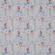 POPLIN DIGITAL MERMAIDS - WHITE