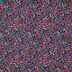 POPLIN DIGITAL SMALL FLOWERS - NAVY