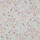 DOUBLE GAUZE DIGITAL SMALL FLOWERS - WHITE
