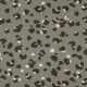 BAMBOO COTTON JERSEY ANIMAL PRINT - DARK MINT