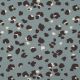 BAMBOO COTTON JERSEY ANIMAL PRINT - BLUE SHADOW