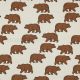 FRENCH TERRY BEAR - LIGHT SAND