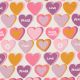 FRENCH TERRY HEARTS - ECRU
