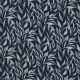 DOUBLE GAUZE DIGITAL LEAVES - NAVY