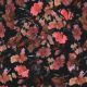 JERSEY DIGITAL FLOWERS - BLACK