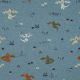 JERSEY MELANGE NEON DRAGONS - BLUE SHADOW