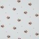 POPLIN DIGITAL FOREST ANIMALS - WHITE