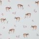 POPLIN DIGITAL FOREST ANIMALS - WHITE