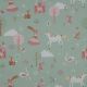 POPLIN CASTLES - LIGHT MINT