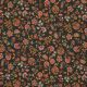 JERSEY DIGITAL PAISLEY FLOWERS - ARMY GREEN