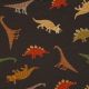 SOFT SWEAT DINO - BROWN
