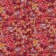 VISCOSE LUREX DIGITAL SMALL FLOWERS - CERISE