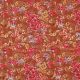 VISCOSE LUREX DIGITAL SMALL FLOWERS - RUST