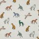 JERSEY MELANGE DOGS - ECRU