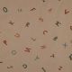POPLIN LETTERS - SAND