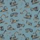 SWEAT MELANGE CONSTRUCTION VEHICLE - SMOKE BLUE