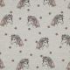 JERSEY MELANGE GLITTER HORSES - ECRU