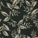 CANVAS LEAVES - DARK GREEN