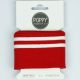 CUFFS STRIPE 7CM - DARK RED