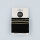 CUFFS LUREX 7CM - BLACK/GOLD