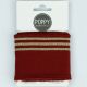 CUFFS LUREX 7CM - BORDEAUX