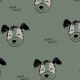 SWEAT MELANGE DOGS - DARK MINT MELANGE