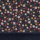 PURRING FUR FLOWERS - NAVY