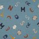JERSEY MELANGE COOL MONSTERS - SMOKE BLUE MELANGE