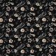 KNITTED WAFFLE DIGITAL FLOWERS - BLACK